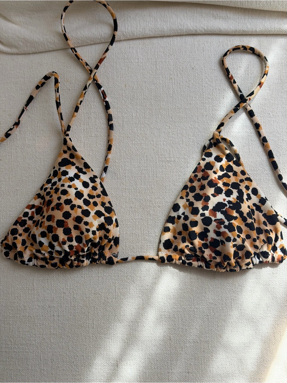 Victorias Secret Leopard Bikini Top